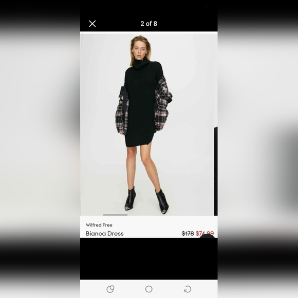 Wilfred Free "Bianca" Sweater Dress - Picture 2 of 12